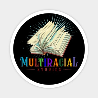 Multiracial Stories Logo Magnet